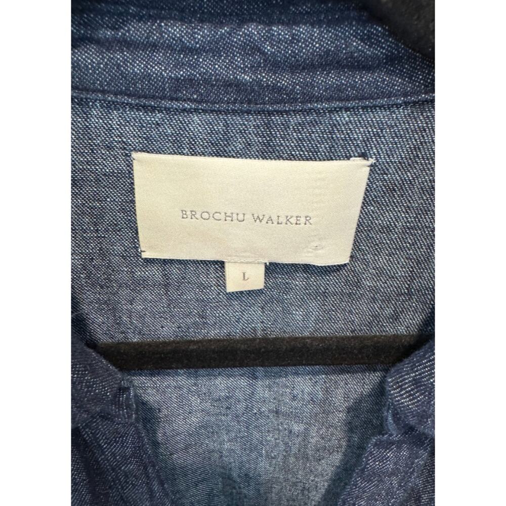 Brochu Walker The Havana Indigo Denim Dress size L large - Picture 4 of 6